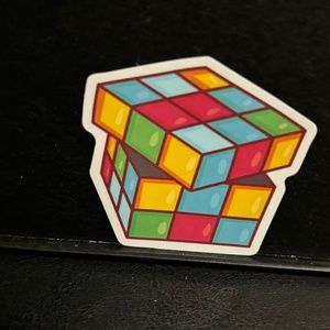 CUBE PUZZLE STICKER